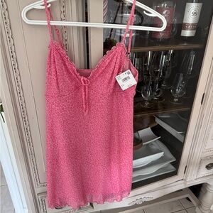 American Eagle Outfitters Pink Chemise mini